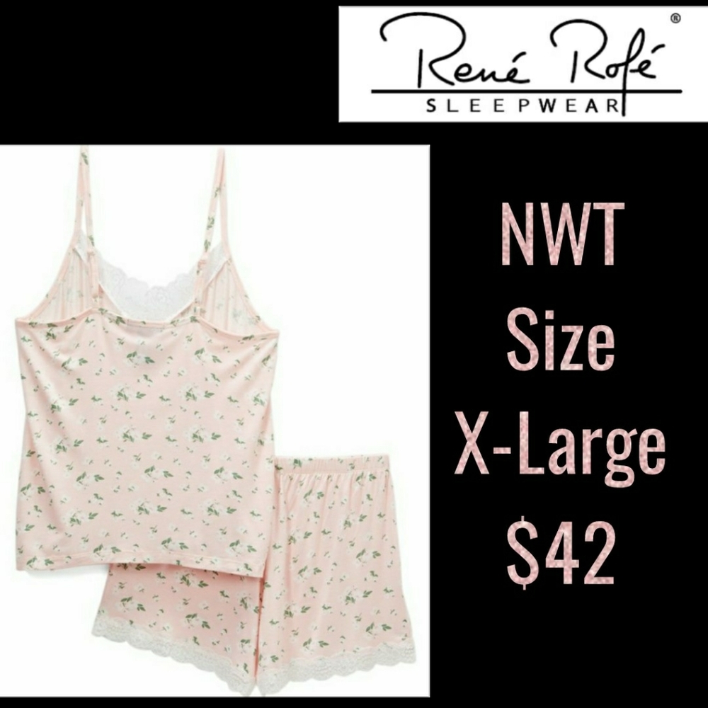NWT Rene Rofe Pajamas Set X-Large - Picture 2 of 4